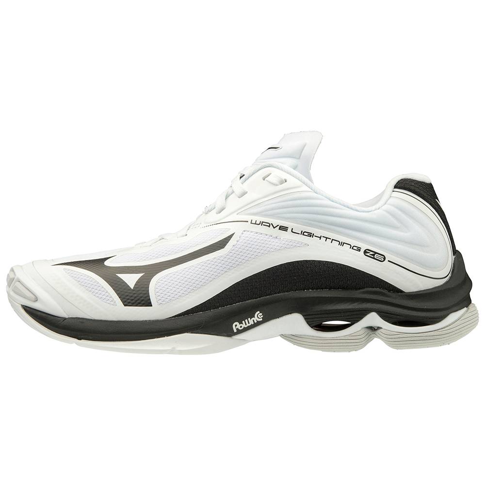 Damske Volejbalove Tenisky Mizuno Wave Lightning Z6 Biele/Čierne Vypredaj PGRE50137